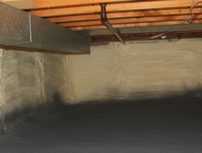 crawl space spray insulation for Wyoming